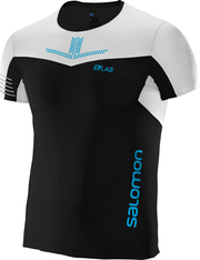 salomon-krekls-ss-s-lab-sense-tee-black-white