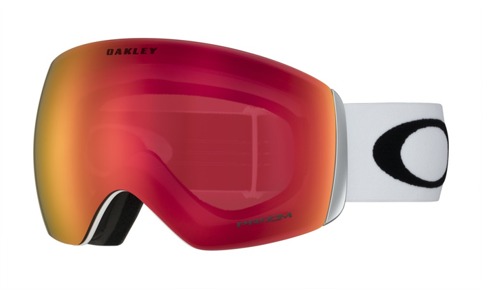 OAKLEY goggles Flight Deck L vit med prizm torch