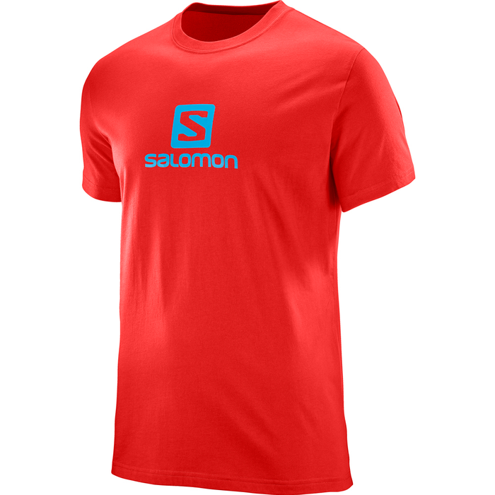 SALOMON T-shirt Logo SS Cotton Tee red