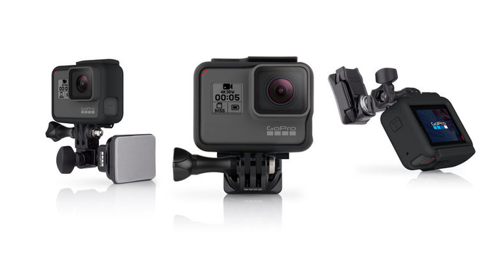 GoPro hjälmfäste fram/sida