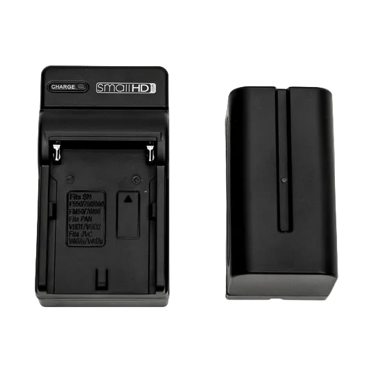 SmallHD charger with battery NPF L Series Kit