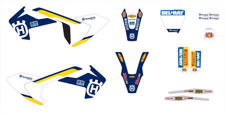 HUSQVARNA sticker set Factory Style MX 125-450 '16-'18