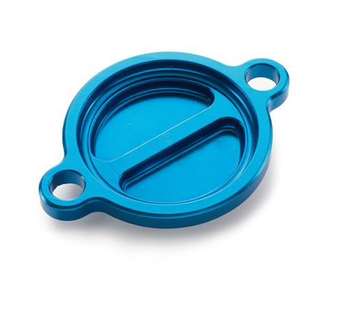HUSQVARNA cover oil filter Factory blue