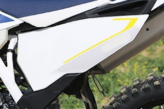 HUSQVARNA plastmasa filtra kastar LH TE/FE 125-501 '15 vit/gul