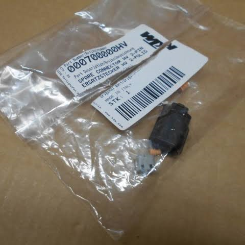 husqvarna-connector-2-pin-black