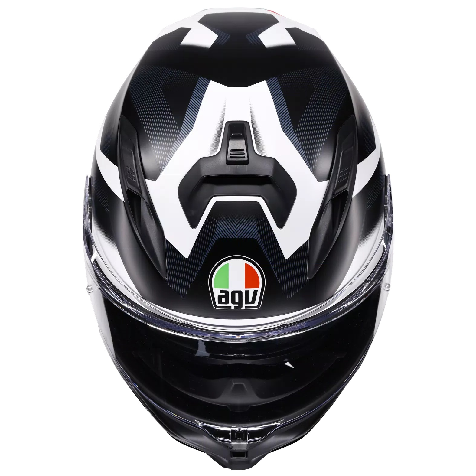 agv-k7-glimpse-matt-black-white-kivere