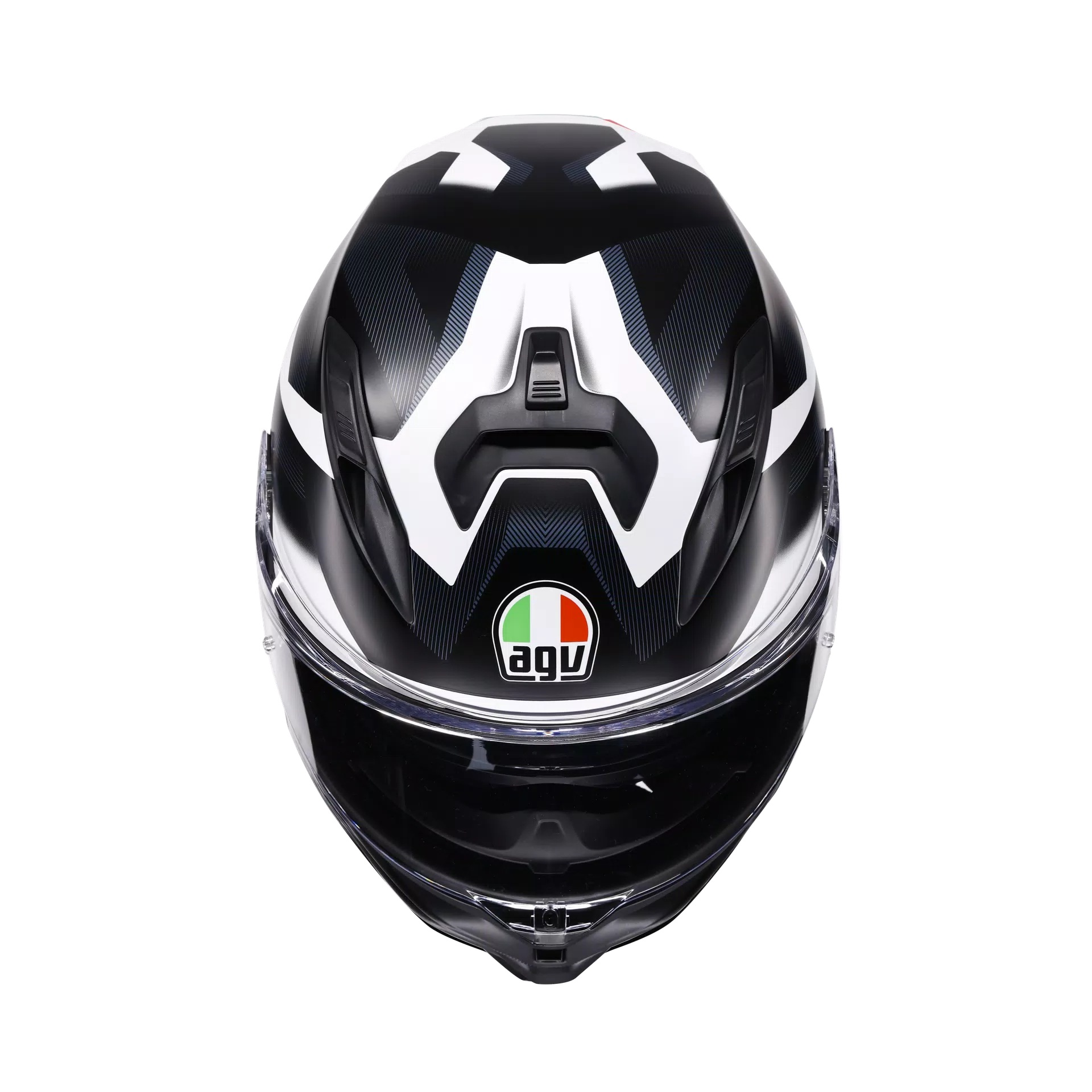 agv-k7-glimpse-matt-black-white-kivere