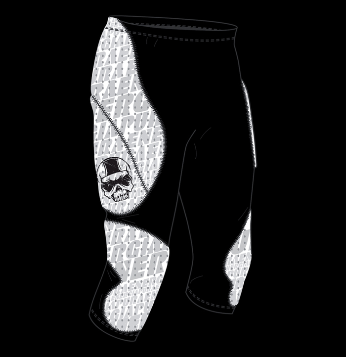 ENERGIAPURA pants 3/4 Racing Protect black/grey