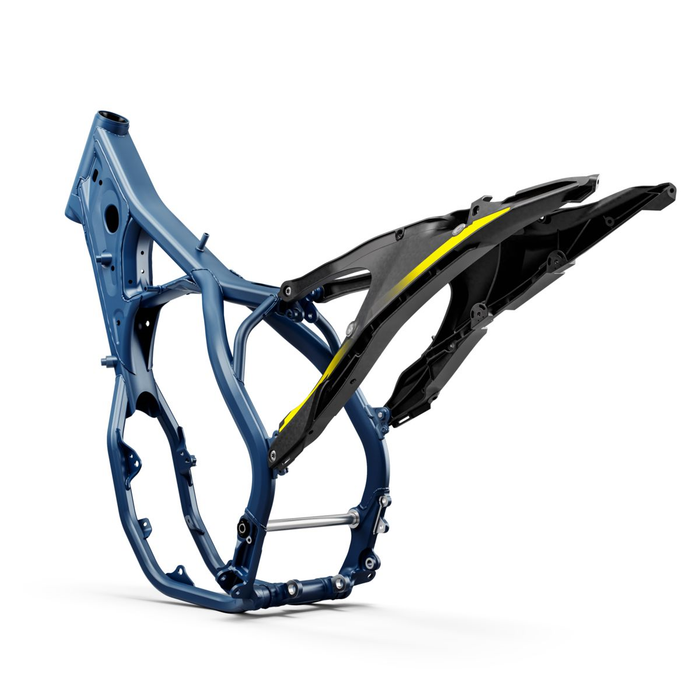 HUSQVARNA plast halvram vänster sida del MX '19-'20 med dekaler