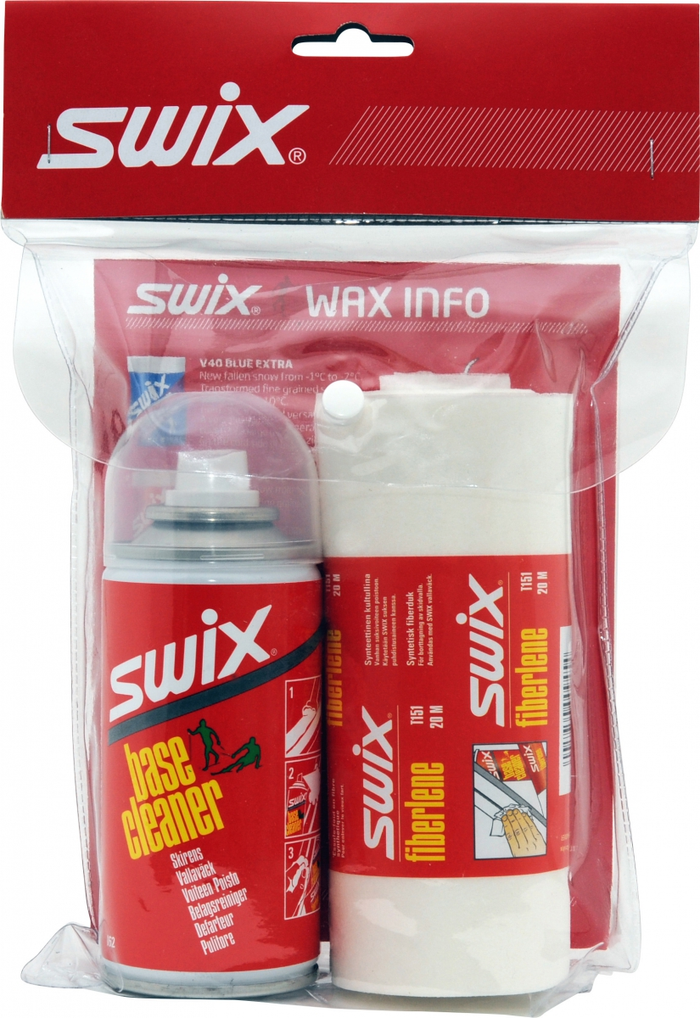 SWIX  set Base Cleaner Set Spray 150ml w/fiberlene mat