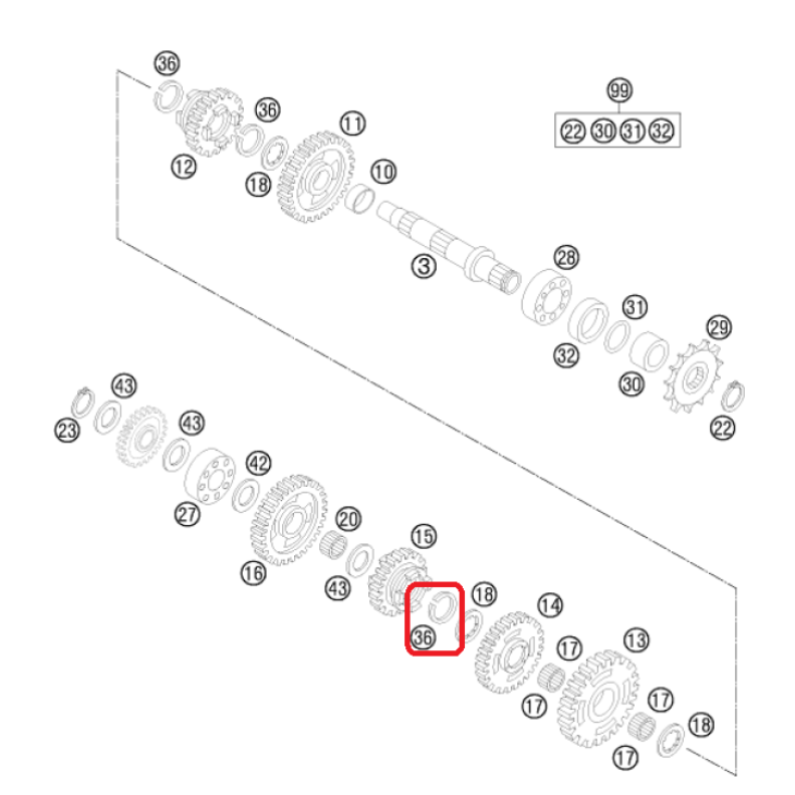 husqvarna-sprostgredzens-sw21-counter-shaft-tc-85-18-24