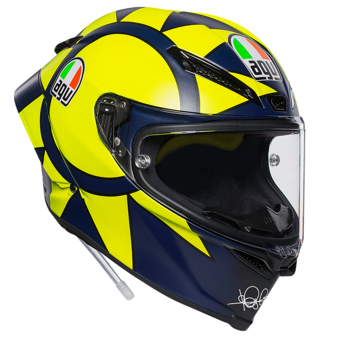 AGV hjälm Pista GP R Soleluna '18 blå/gul