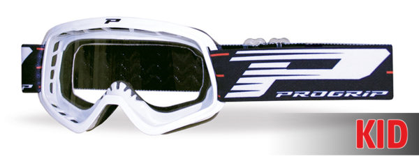progrip-brilles-3101ch-youth-white-w-clear-