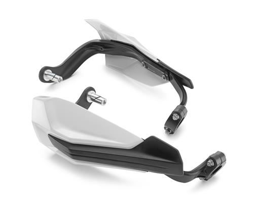 HUSQVARNA handguards stängda Wrap Around vita/svarta