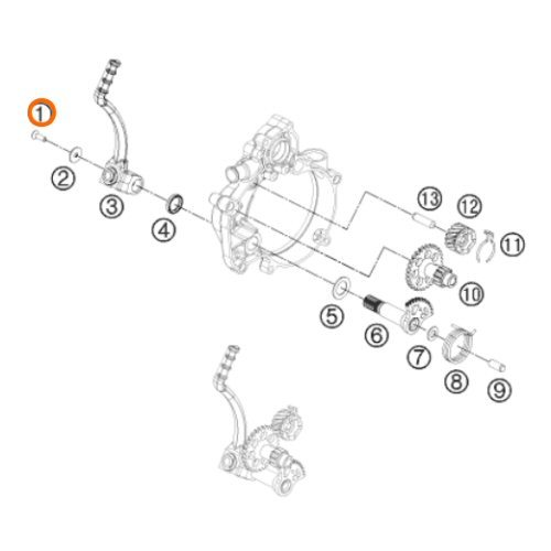 HUSQVARNA bolt M5x16 8.8 Flathead