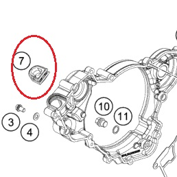 HUSQVARNA kopplingskåpspackning TC 125 '18-'20