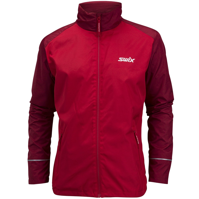 SWIX cross country skiing jacket Trails JKT red/black