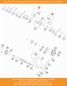 HUSQVARNA regulator on exhaust valve sides 2T