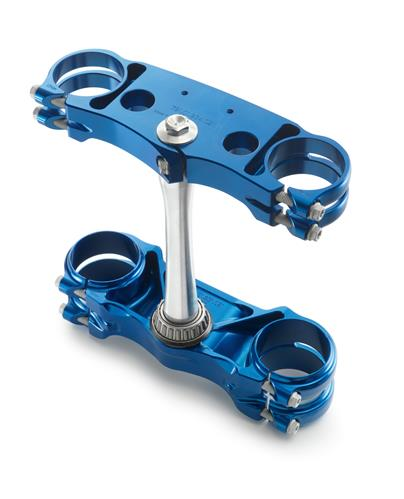 HUSQVARNA handlebar bridge set Factory Triple Clamp MX 125-450 '16-'21 blue