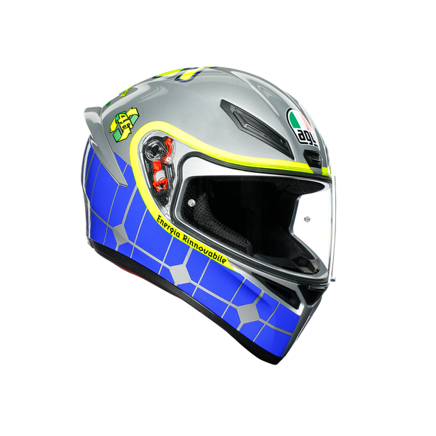 AGV-hjälm K1 Mugello 2015 silver/blå