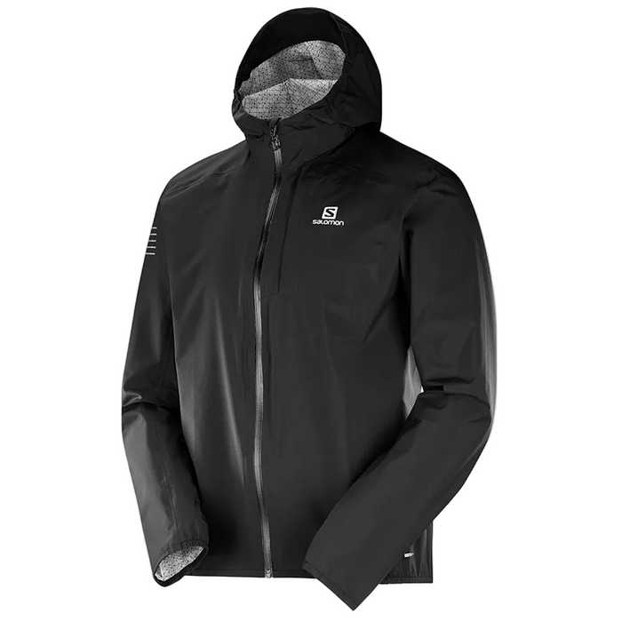 SALOMON hooded jacket Bonatti WP black
