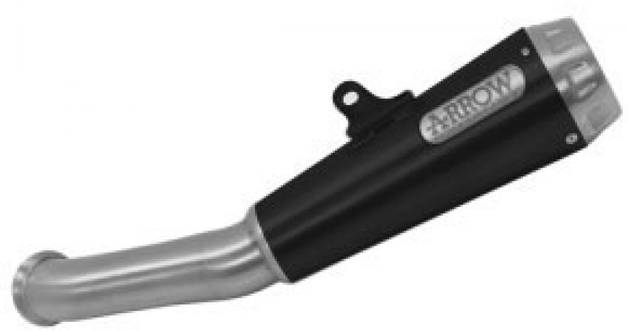 ARROW exhaust HUSQ Svartpilen 401 '18-'19 Homol Pro Race Nichrom dark
