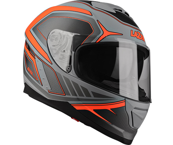 lazer-kivere-rafale-hexa-titan-grey-red-matt