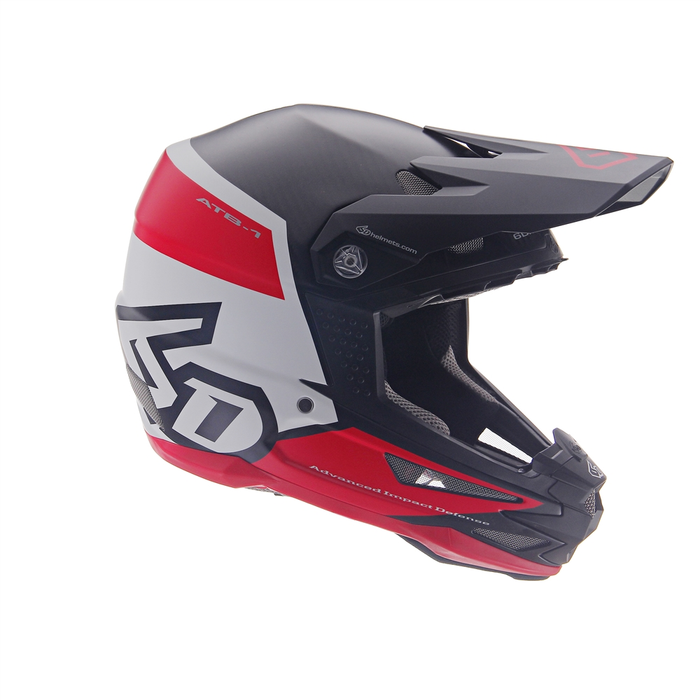 6D kivere velo BMX/DH ATB-1 Flight vit/röd