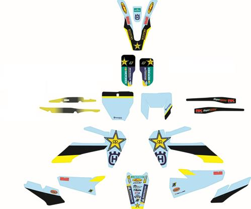 HUSQVARNA sticker set Rockstar 125-501 '19-'21