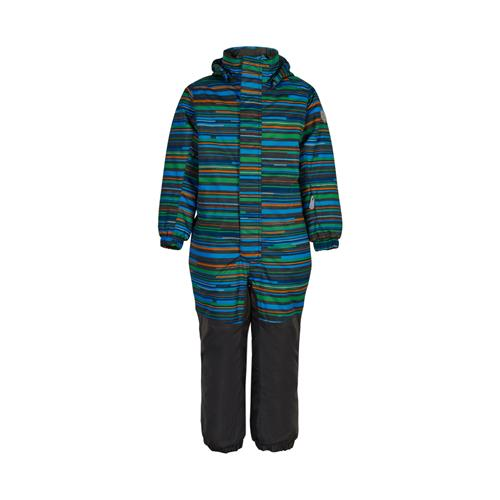 COLOR KIDS vinteroverall AOP pojke blå/grön