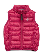 color-kids-veste-waistcoat-packable-red