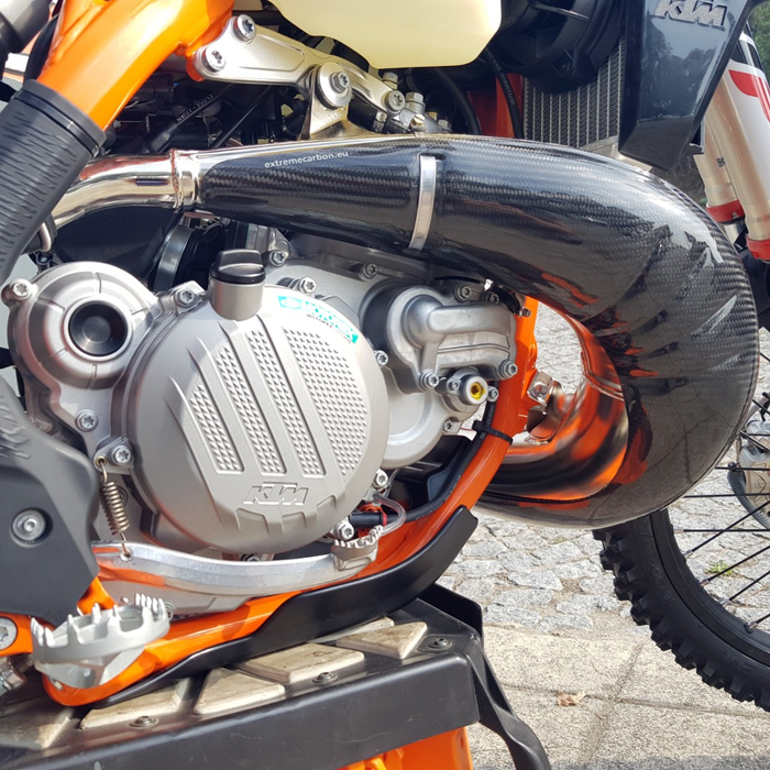 EC-skydd blåst för grenrör 2T STD HUSQVARNA 250/300 '14-'16 Extreme Carbon