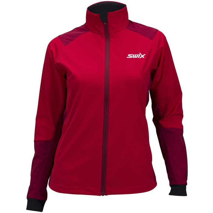 SWIX cross country skiing jacket W Marka Softsheld JKT red/white