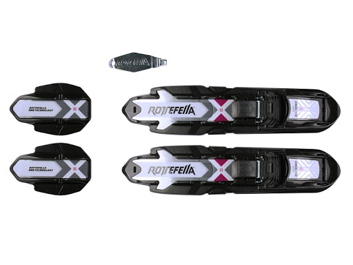 Rottefella NNN Exercise Skate Ski Bindings Black (Without Plate)