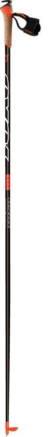 YOKO cross country skiing poles 6700 Series Free Shaft black/orange w/YQR1 Grip