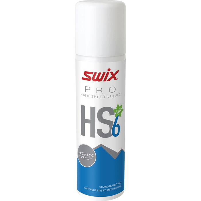 SWIX wax HS6 Liquid Blue -4/-12 125ml