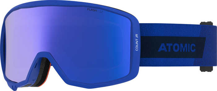 ATOMIC goggles JR Count Cylindrical blue w/blue flash C2