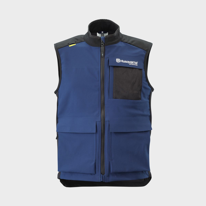 HUSQVARNA väst Gotland väst blå/svart