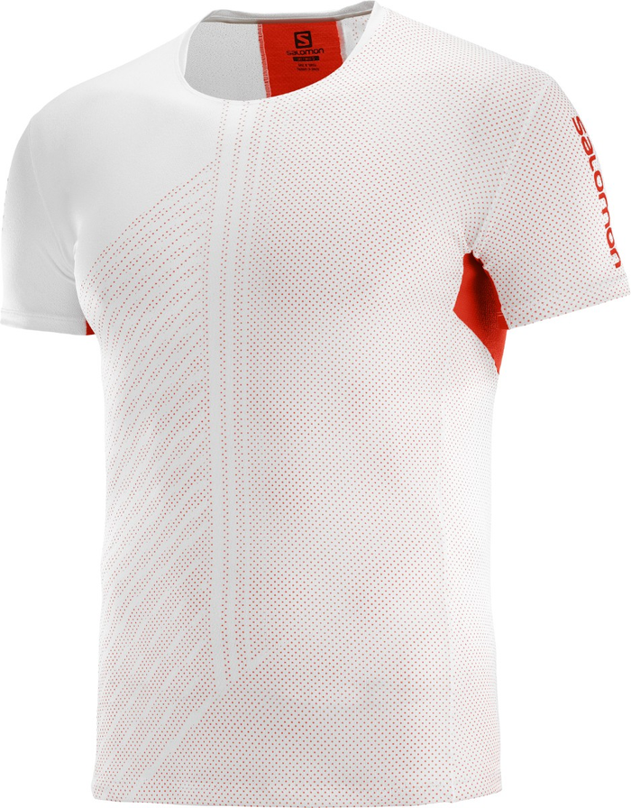 SALOMON S/Lab Sense Tee white/racing red