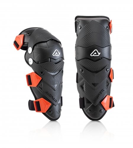 ACERBIS knäskydd Impact Evo JR svart/röd