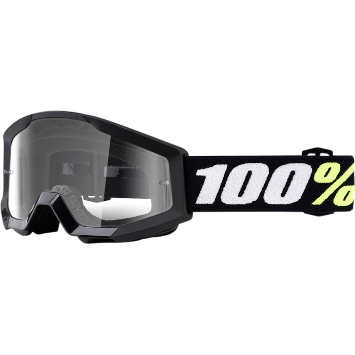 100% goggles Strata Mini Kids black w/clear