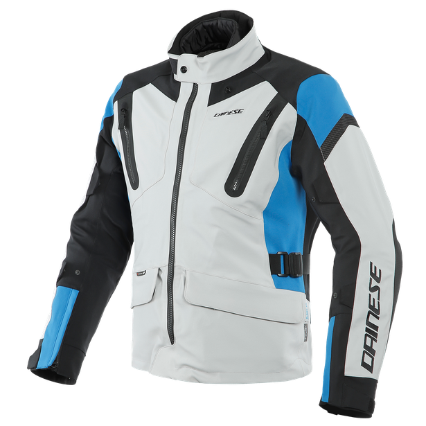 DAINESE moto jacket Tonale glacier grey/performance blue/black