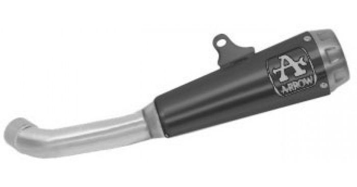ARROW exhaust HUSQ Svartpilen 125 '20 Pro Race Nichrom Dark