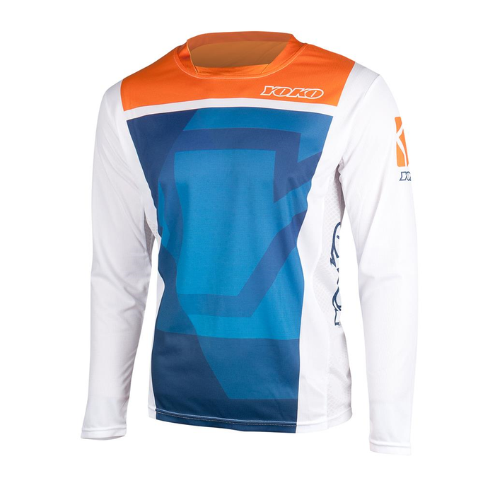 YOKO MX-tröja Kisa blå/orange