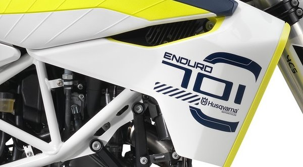 HUSQVARNA plaststrålkastarsidor 701 Enduro '17-'19 med dekaler