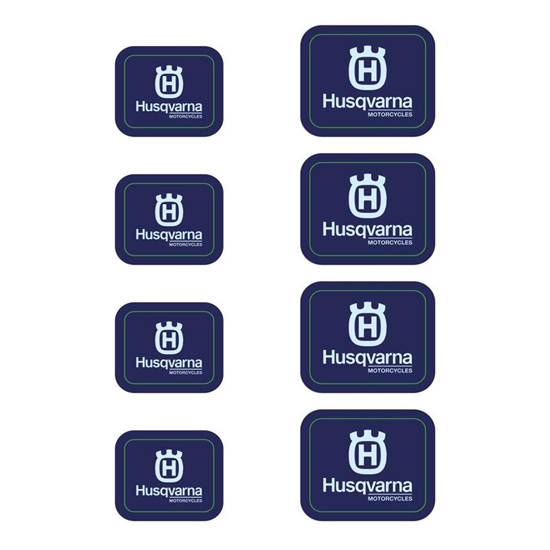 HUSQVARNA hub sticker set