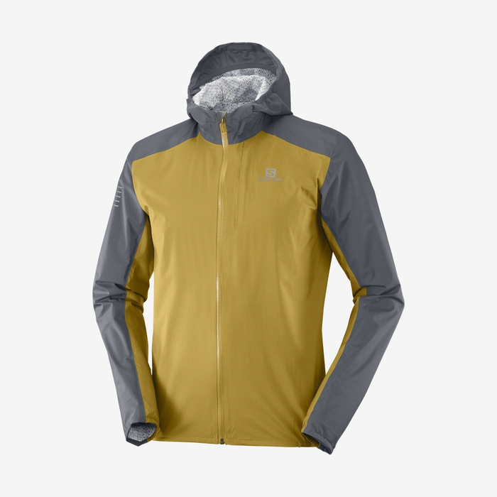 SALOMON hooded jacket Bonatti WP cumin