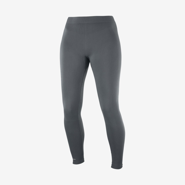 SALOMON Sntial Warm Seamless Tight W dark grey termobyxor