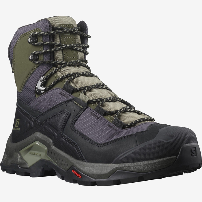 SALOMON shoes Quest Element GTX black/deep lichen green/olive night
