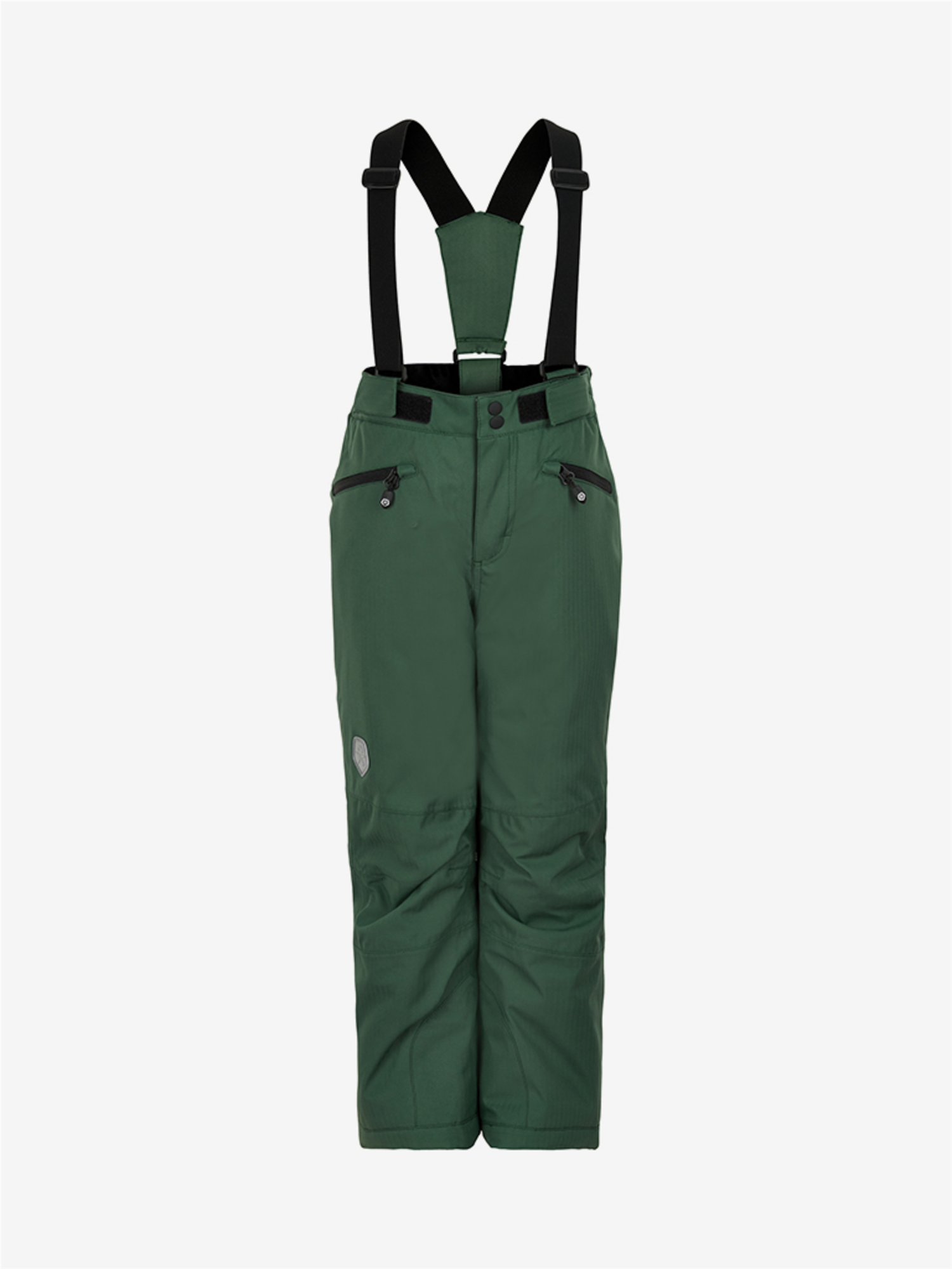 color-kids-ziemas-bikses-pants-w-pockets-dark-green-af-10k